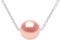 PEARLS & COLORS - Collier Chaîne Perle de Culture d'Eau Douce Ronde - Qualité AAA + - Argent 925 - Bijou Femme