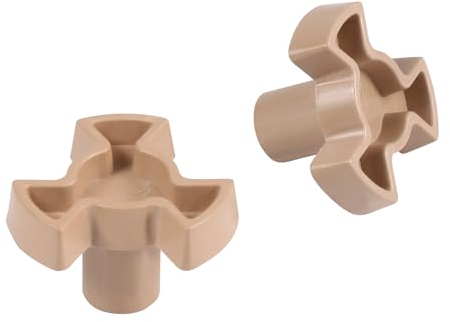 2 Pcs Microwave Oven Turntable Roller Guide Support Couplers Shaft Replacement, Microwave Plate Replacement Oven Parts Turntable Support Coupler for Home & Kitchen Appliances