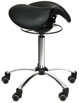 Teqler Sattelhocker mit Swing-Mechanismus schwarz