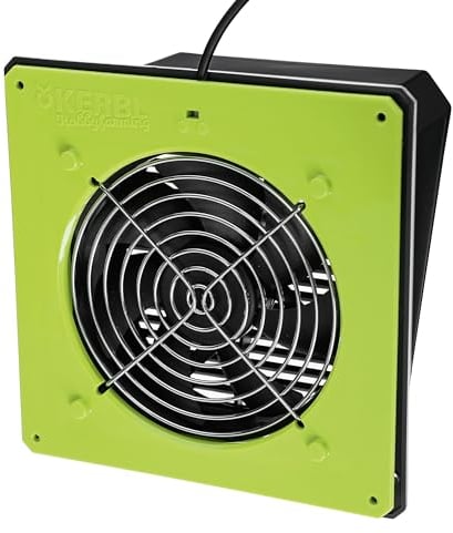 Kerbl SmartCoop Stallbelüftung, fördert gesundes Stallklima, inkl. 200 cm Anschlusskabel, max. 120 m³/h, 70626