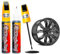 Black Alloy Wheel Touch Up Paint, Scratch Repair Car Rim Paint Repair Kit