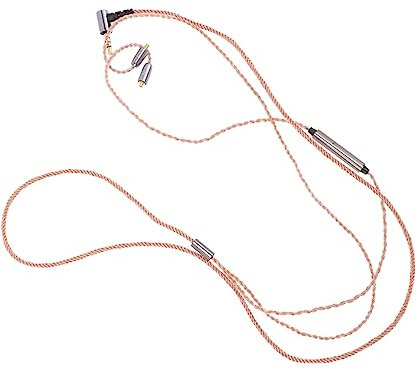 Uonlytech Cable De Repuesto 8 Conductores Cable De Auriculares Micrófono Para Bricolaje