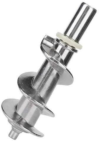 Mikinona Electric Meat Grinder Attachment Meat Mincer Screw Stainless Steel Easy to Install Compatible