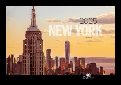 Fotokalender New York 2025, Hochglanzpapier, QR-Codes zu Foto-Orten, stimmungsvolle Aufnahmen