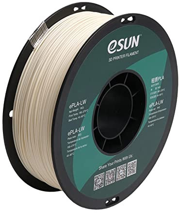 YIWEOG PLA-LW Leichtes PLA 3D-Drucker Filament Geringe Dichte Starke Lackhaftung 1,75 mm 1 kg Spule Schäumendes PLA-Filament für 3D-Drucker 3D-gedrucktes Flugzeug