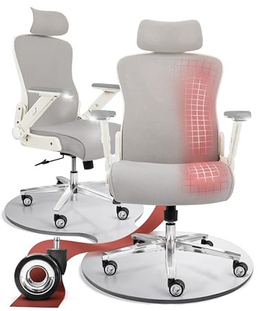 CLOUVOU PowerSeat Bürostuhl Ergonomisch [TESTSIEGER] Schreibtischstuhl 100% individuell einstellbar | Büro Stuhl & Gaming Stuhl | Computerstuhl Home Office Chair Ergonomic | Drehstuhl 200 kg