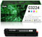 Extra hohe Reichweite, mehrfarbig, 4er-Pack C3224 Tonerkartuschen-Set mit Chip C3210K0 C3210C0 C3210M0 C3210Y0, kompatibel mit Lexmark C3224 MC3224 MC3426 MC3326 C3326 C3426 Drucker,B-3500 Pages