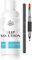 Slip Solution for Polygel Nails - Anti-stick Slip Solution Kit - 60ML Poly Nail Gel Nail Extension Clear Slip Solution - Polygel Slip Solution with Nail Art Brush Starter Kit