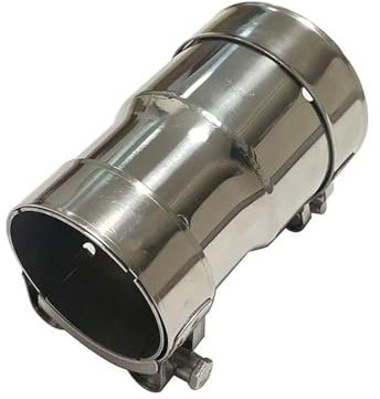 Abgasrohrleitungen Universal Auspuffrohr 304 Edelstahl Rohr Schalldämpfer Hülse Autoteile Autoschalldämpfer(57mm-63mm)