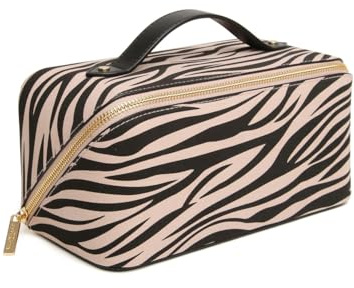 Alice Wheeler Zebra Medium Train Case