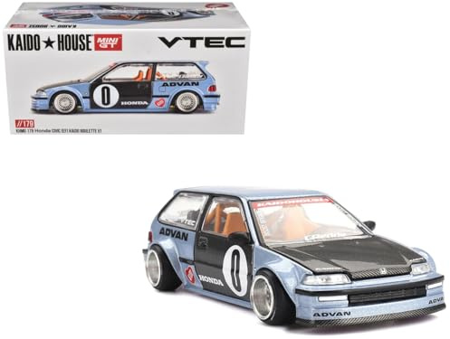 True Scale Miniatures Mini-GT Kaido House KHMG179 - Hond. Civic (EF) Roulette V1 1987 - maßstab 1/64 - Modellauto