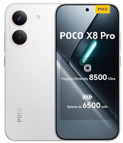 POCO X8 Pro, Smartphone 8+256GB, Bianco, Dimensity 8500-Ultra
