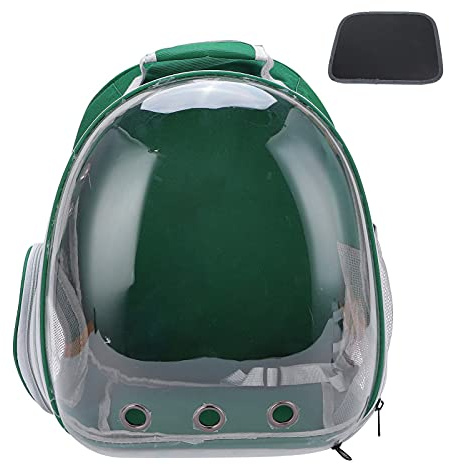 Katze Rucksack Raumkapsel Transparent, Haustier Bubble Rucksack für Kleine Katzen und Hunde, 34x25x42cm - Atmungsaktiv, Robust mit Sichtfenster, Perfekt für Outdoor und Reisen (Verbesserte Version