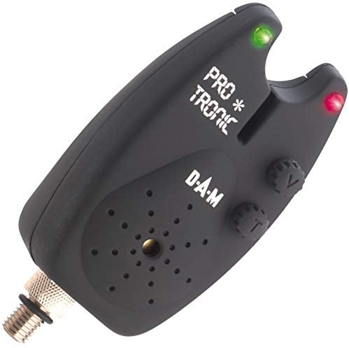 DAM Protronic Bite-Alarm - elektronischer Bissanzeiger zum Ansitzangeln, Bissmelder zum Karpfenangeln & Raubfischangeln