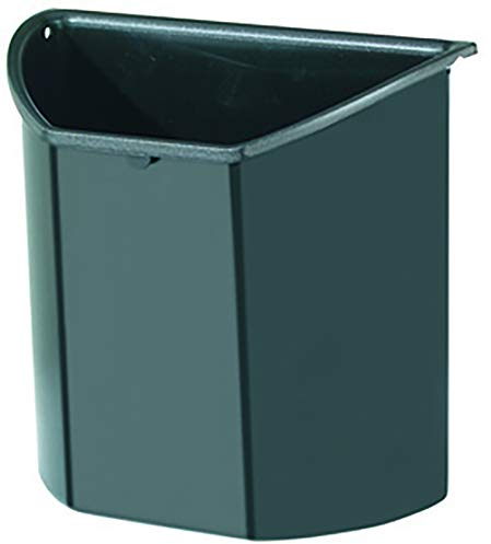 Exacompta 43142D Topline Öko-Classic Einsatz für Papierkörbe mit 26 Liter Fassungsvermögen. Papierkorb-Erweiterung perfekt für Mülltrennung halbrund anthrazit