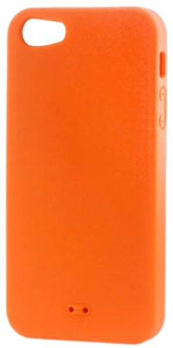 Reiko RKSLC10-IPHONE5ORG Schutzhülle für iPhone 5 (Silikon, robust, Einzelhandelsverpackung), Orange