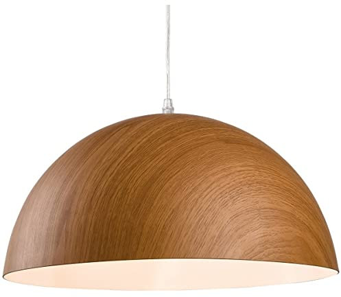 Firstlight Products Forest Pendant, Metal, E27, 60 W, Brown Wood