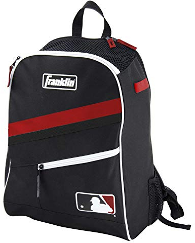 Franklin Sports MLB batpack, MLB Batpack Black/Red, schwarz/rot