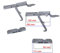 Easyricambi Kit Cerniere Forno Destra Sinistra - Forno 90cm KCF5394 Smeg 931330250 931330249