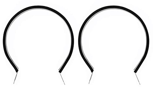 Universal Motorcycle Exhaust Muffler Pipe Bracket Semicircle, Silencer Exhaust Muffler Clip Fasten Support Silencer Pipe Bracket Hanger Band (2 PCS)