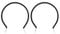Universal Motorcycle Exhaust Muffler Pipe Bracket Semicircle, Silencer Exhaust Muffler Clip Fasten Support Silencer Pipe Bracket Hanger Band (2 PCS)