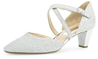 Gabor Shoes Damen 01.363.61 Pumpe, Silber, 44 EU