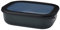 Mepal - Multi Bowl Cirqula Rectangular - Vorratsdose mit Deckel - Geeignet als Luftdichte Aufbewahrungsbox für den Kühlschrank, Mikrowellengeschirr & als Frischhaltedosen - 2000 ml - Nordic Black