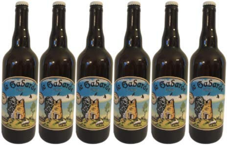bière blonde BIO artisanale la gabarde en lot de 6 bouteilles de 75cl.