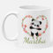 Mug à café personnalisé Panda pour les amateurs de panda – Mug personnalisé avec nom – Cadeau amusant pour homme et femme – Mug blanc 325 ml