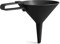 Blim Plus Imbuto con Pistone per dosaggio Dolina nero opaco (Carbon) in plastica 100% riciclabile, Non Tossico, Facile da Pulire Lavabile in Lavastoviglie, ideale per travasare, riempire, decorare