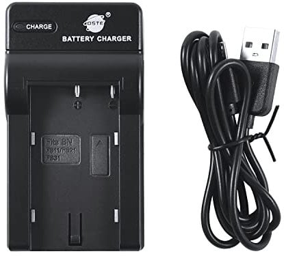 DSTE NEW USB Camera Battery Charger Compatible for Sony NP-FS11 NP-FS21 NP-FS31 NP-FS12 NP-FS22 NP-FS32