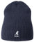 Kangol Cardinal 2 Way Beanie Dockermütze Strickmütze Wintermütze (One Size - dunkelgrau)