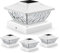 ENSLI 4 Pack Solar Post Cap Lights, 2 Mode Bright Solar Post Lights Outdoor Waterproof, Outdoor Post Lights Solar Powered Deck Lights for 4x4 4.5x4.5 5x5 Posts in Garden Decor