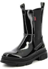 Kickers Kick Goz Stiefelette, Schwarz Lack, 37 EU