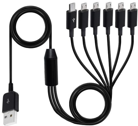 innov8 USB 2.0 A Type to 6 x Micro USB Data Charge Y Cable 1.5m