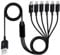 innov8 USB 2.0 A Type to 6 x Micro USB Data Charge Y Cable 1.5m