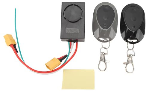 115-dB-Diebstahlschutzalarm für G30 Elektroroller, Lauter Elektrofahrradalarm mit 2 Fernbedienungen für 36-55V, Zubehör für Diebstahlschutzgeräte-Sicherheitssystem