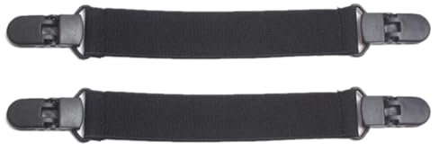 ulafbwur Elastisches Band, 2 Stück, für Motorrad/Fahrrad, Hosen-Clips, Beinstiefel, elastisch, verstellbare Riemen