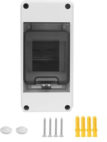 Scatola di distribuzione elettrica a 3 vie IP65 impermeabile trasparente scatola di protezione di distribuzione interruttore MCB interruttore timer PC plastica scatola filo di giunzione HT esterno