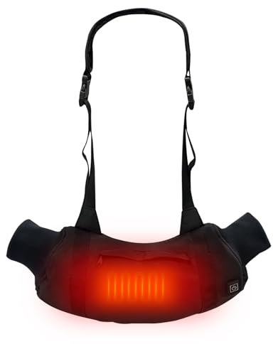 Heated Hand Warmer Pouch, Hand Muffs Warmers, Touchscreen Heated Mittens,Rechargeable, Electric Heating Hand Warmer Pouch for Riding Running Skiing Indoor Outdoor