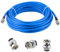 Vecys BNC-Kabel SDI-Kabel BNC-Männlich auf Männlich1694A Verlustarm Serielles Digitales Koaxialkabel 10M/32.8FT 1694A HD SDI 75 Ohm Digitale DAC-Dekodierung Axis Coax(Blau)