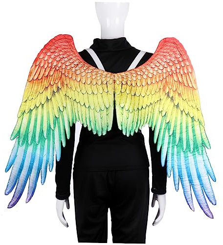 PACKOVE halloween hallowen haloween traje de ala accesorio de cosplay mardi gras decoración vestidos disfraz de ala de ángel apoyo de ala de ángel chica Decorar vestir accesorios 3d ropa
