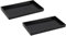 JVHLOV Set of 2 Bathroom Trays, Small Tray, Toilet Tank Storage Tray, Non Slip Rectangular Plastic Small Tray, for Bathroom Toilet Countertop Dresser