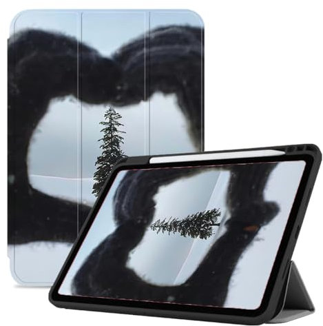 Hülle Für Ipad 10. Generation 2022-10,9 Zoll Ipad Hülle Mit Dreifach Faltbarem Ständer Slim Smart Cover - Schützende TPU-Hülle Für Ipad Der 10. Generation, Auto Sleep/Wake - Love Pine