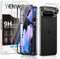 Yenwen Protector de Pantalla para Google Pixel 9 Pro XL, 2 Piezas Cristal Templado con 2 Piezas Protector de Lente de Cámara, 9H Dureza Ultra Resistente Vidrio Templado