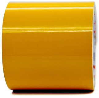 Reflektierendes Klebeband Orafol ORALITE 5600E - selbstklebendes Reflexband in verschiedenen Farben, Längen und Breiten (100 mm Breite, Gelb, 5 m Länge)