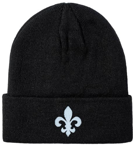 pbgtywd Coole Beanies, bestickte Strickmütze, Beanie, Herbst, Winter, schwarz, grafische Strickmütze für Damen und Herren, Goth 04, Einheitsgröße