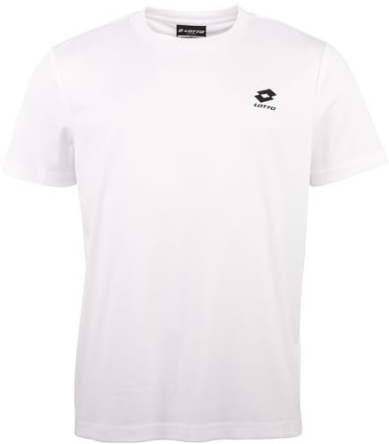 Lotto 1124051 Men, T-Shirt, Regular Fit Herren T-Shirt Bright White L