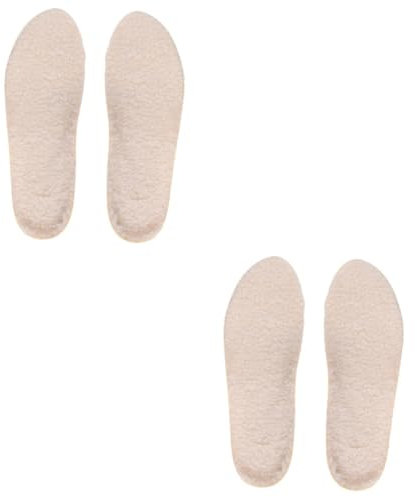 Healvian 2paare Wärmesohlen Für Schuhe Dicke Baumwoll-einlegesohlen Für Damen Und Herren Komfortable Isolierende Wintereinlagen Für Schuharten