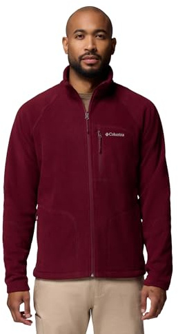 Columbia Herren Fast Trek 2 Full Zip Fleecejacke Mit Durchgehendem Reißverschluss, Rich Wine, S EU